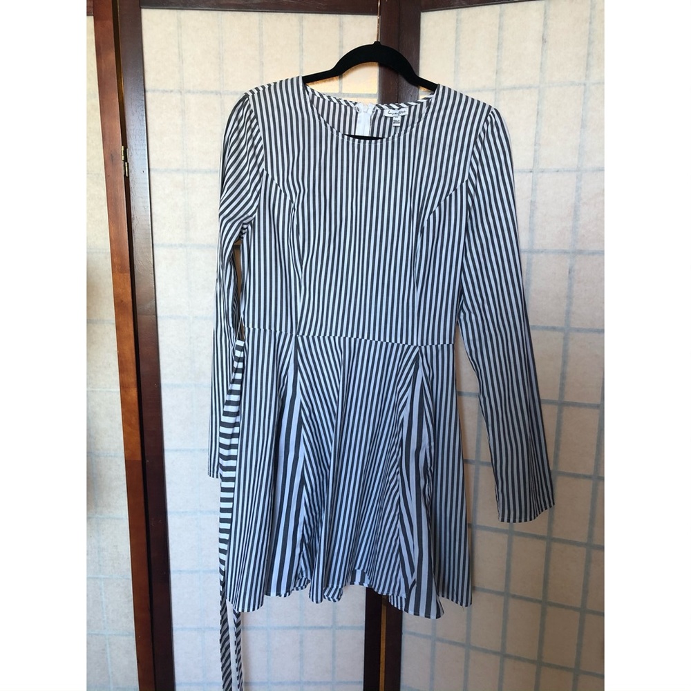 Striped skater dress